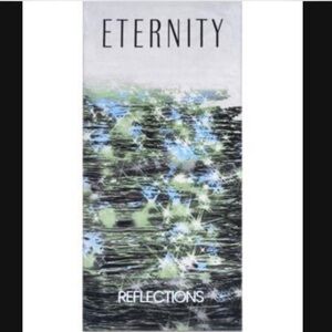 Eternity Reflections Graphic beach towe - Blue, Green, Black